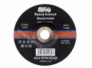 MAGG Řezné kot. na kov 115x1,2x22,2mm