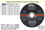 MAGG Brusné kot. na kov 230x6x22,2mm 