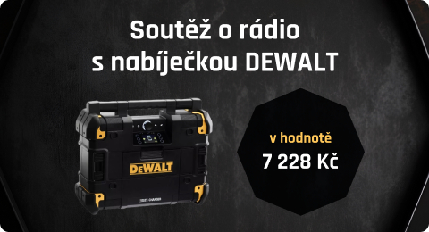 Soutěž o rádio s nabíječkou TSTAK  DWST1-81078 DEWALT v hodnotě 5 849 Kč gallery main image