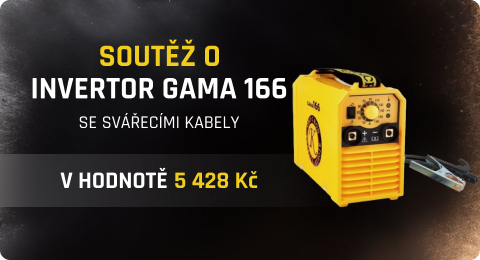 Soutěž o invertor GAMA 166 se svářecími kabely v hodnotě 5 428 Kč gallery main image