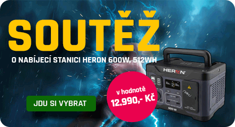 ZAŘAZENÍ DO SOUTĚŽE O Nabíjecí stanici HERON, 600W, 512Wh gallery main image