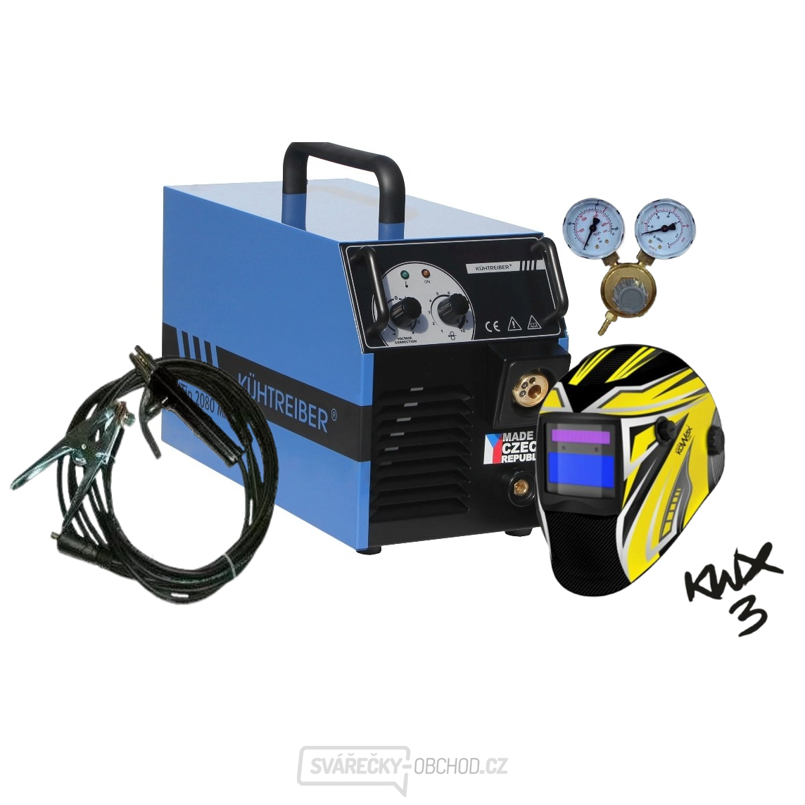 KITin 2080 MIG Euro + hořák + ventil + samostmívací kukla