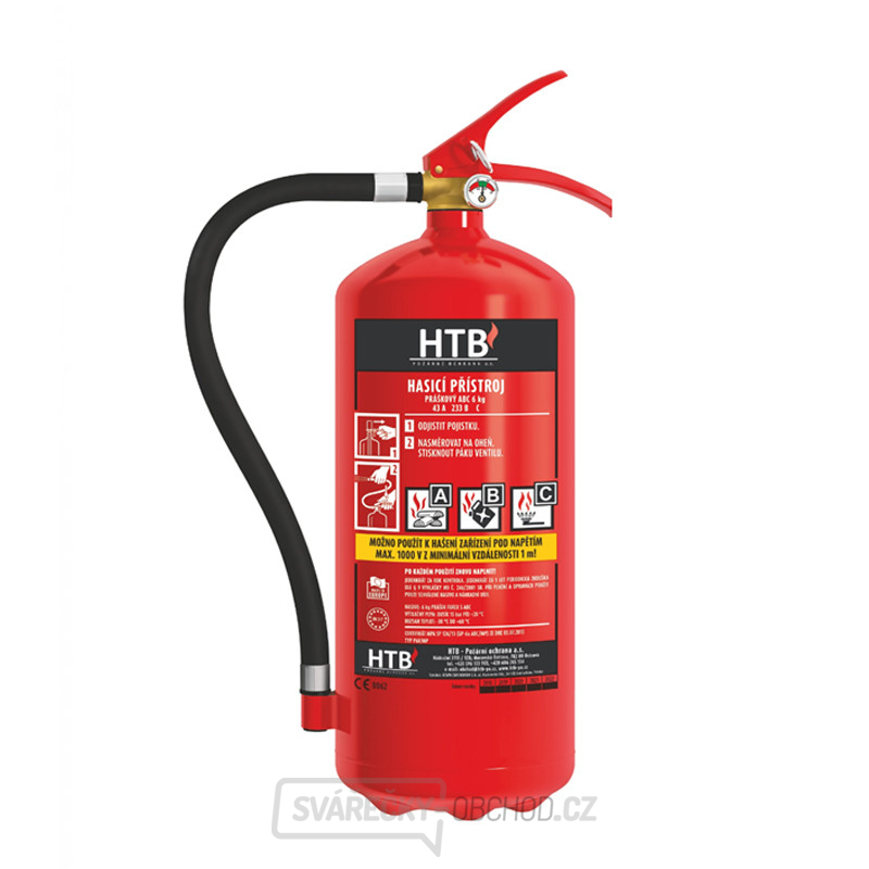 Hasicí přístroj P6F/MM 6kg
