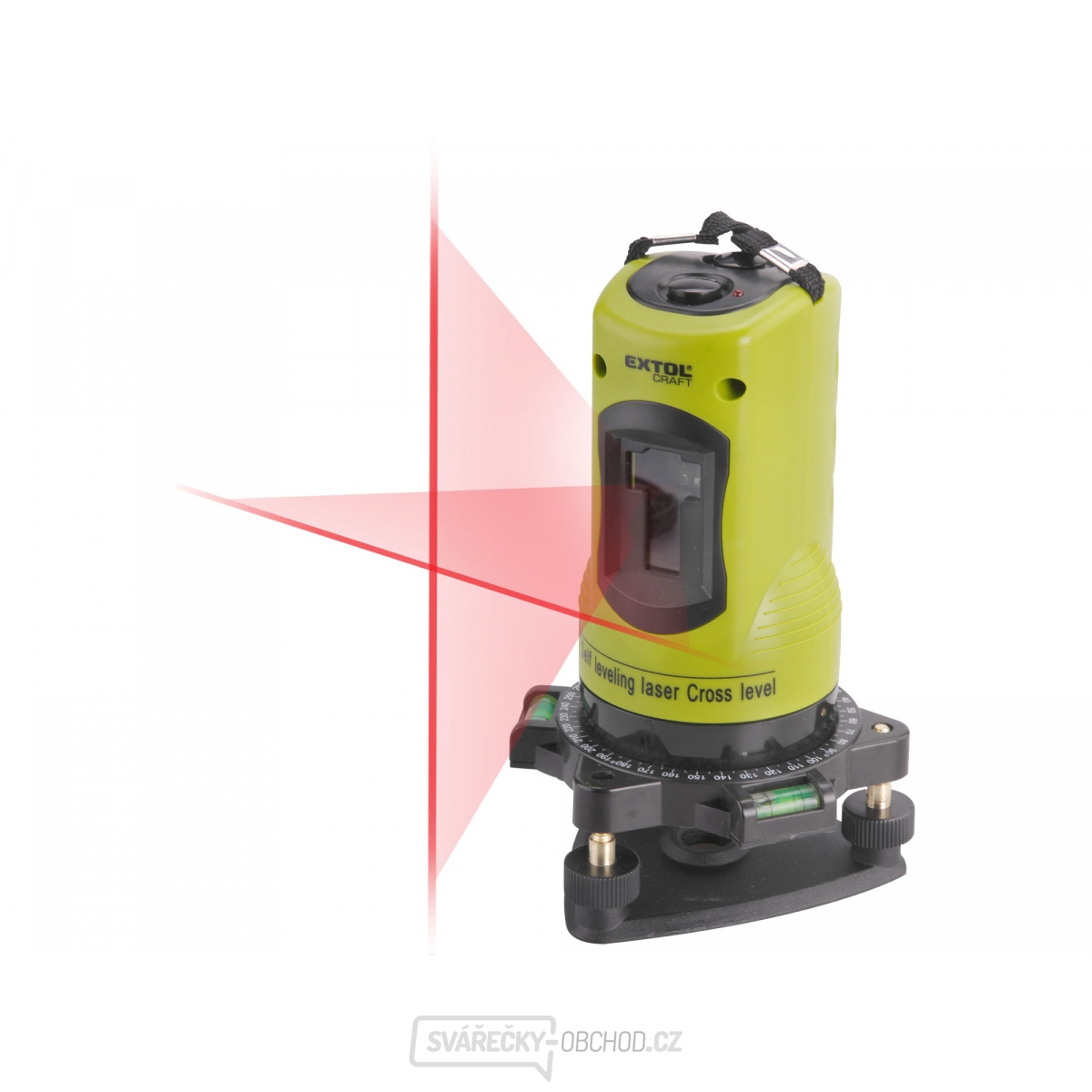 Laser liniový, křížový samonivelační 1H1V