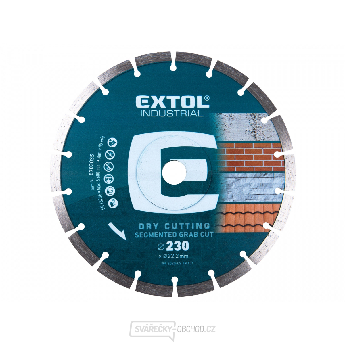 Kotouč diamantový řezný segmentový Grab Cut, 230x22,2mm