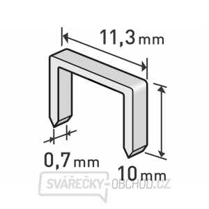 Spony, 10mm - 1000ks