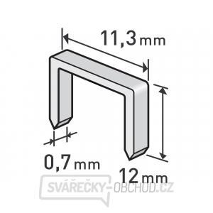 Spony, 12mm - 1000ks