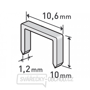 Spony, 10mm - 1000ks