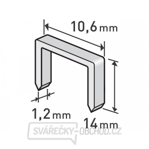 Spony, 14mm - 1000ks