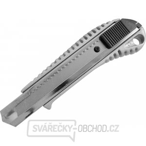 Nůž ulamovací kovový s kovovou výztuhou - 18mm Nůž ulamovací kovový s kovovou výztuhou - 18mm gallery main image