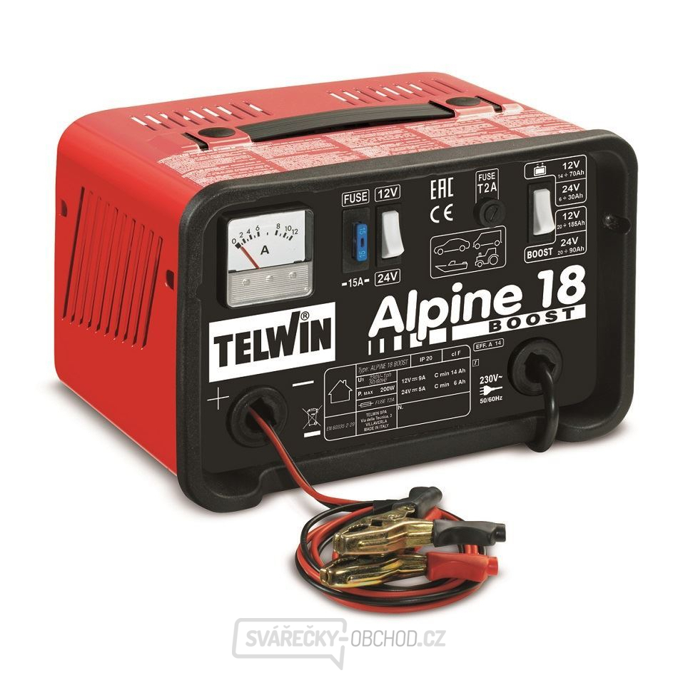 Nabíječka autobaterií Telwin Alpine 18 Boost