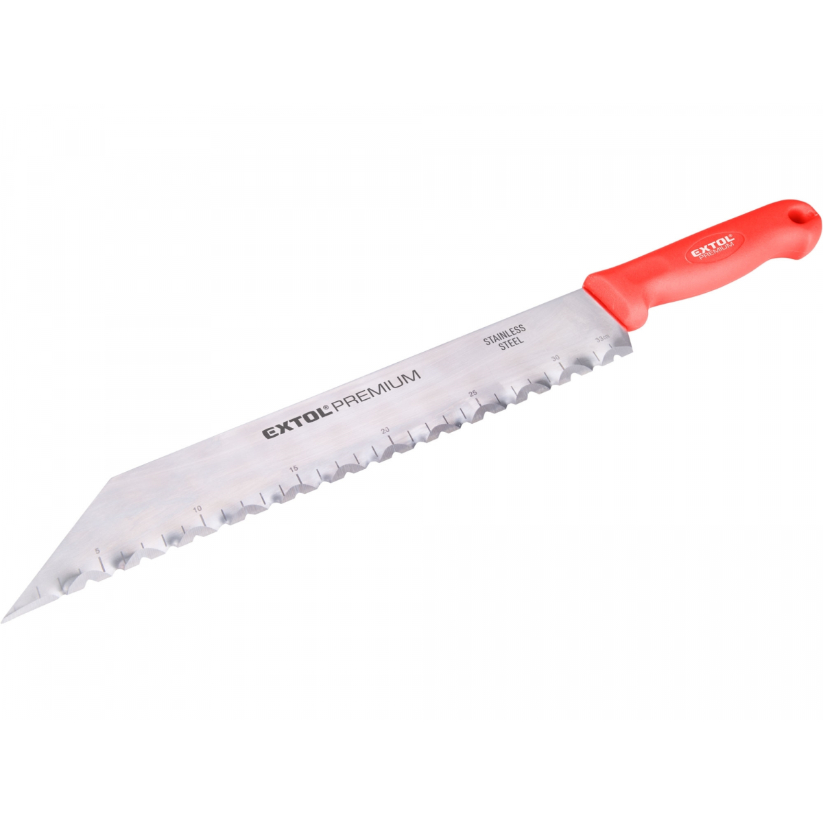 EXTOL PREMIUM Nůž na stavební izolační hmoty nerez - 480/340mm