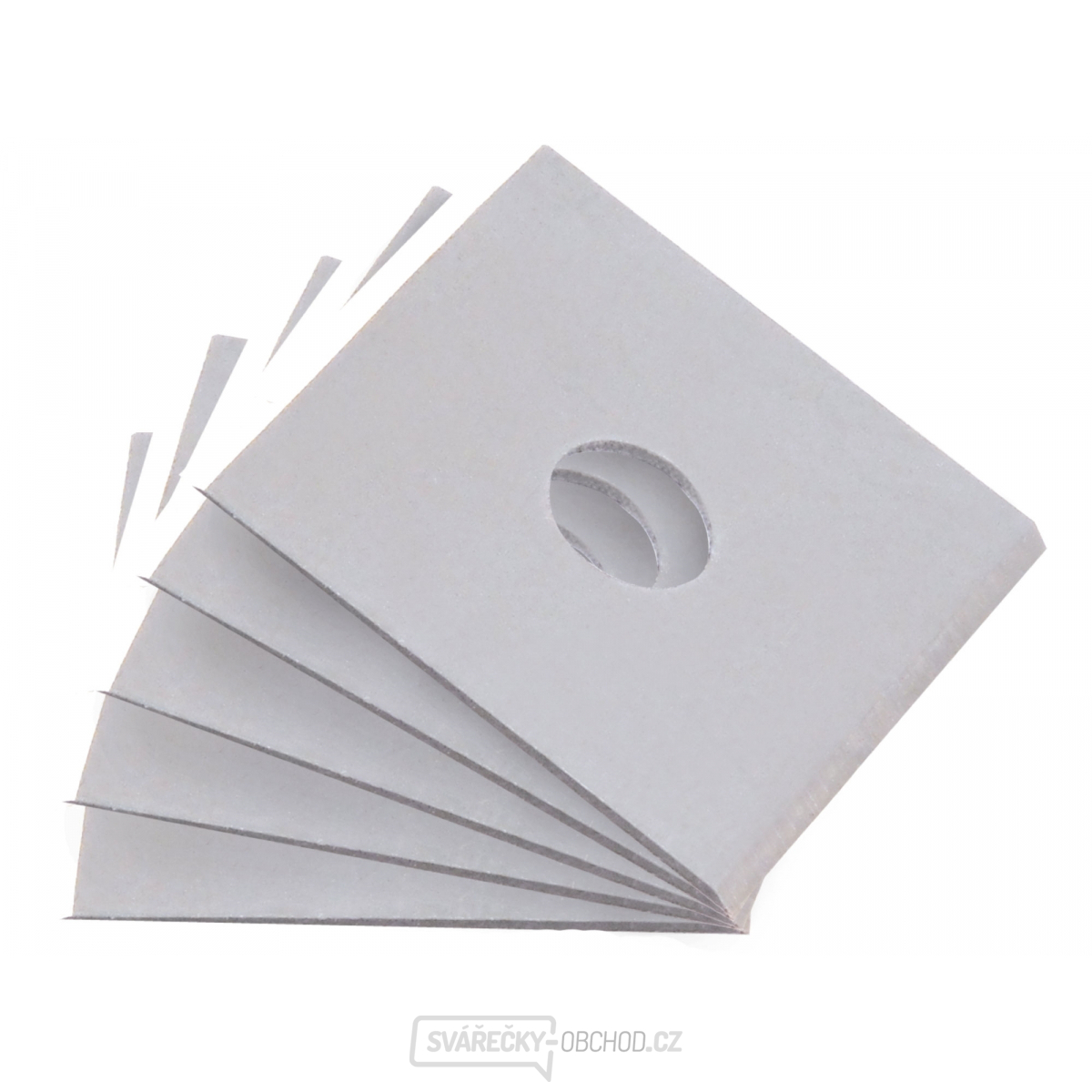 Břity do hoblíku na sádrokarton-čtverec - 5ks