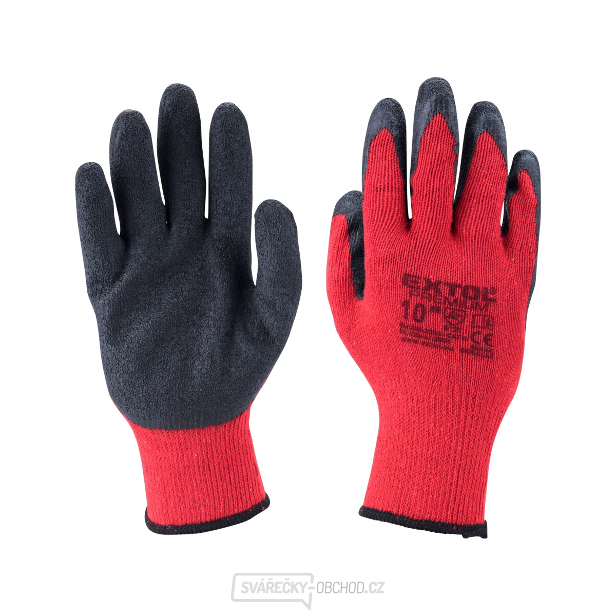 Rukavice bavlněné polomáčené v LATEXU - vel.10 Rukavice bavlněné polomáčené v LATEXU - vel.10 gallery main image