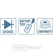 Zkoušečka napětí digitální s LED světlem 12-250V, 146mm náhled