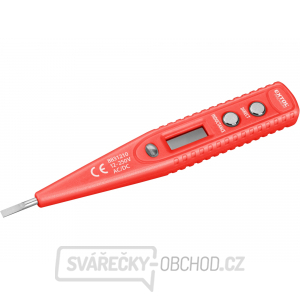 Zkoušečka napětí digitální s LED světlem 12-250V, 146mm Zkoušečka napětí digitální s LED světlem 12-250V, 146mm gallery main image