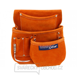 Pás na nářadí kožený bez opasku, 5 kapes Pás na nářadí kožený bez opasku, 5 kapes gallery main image