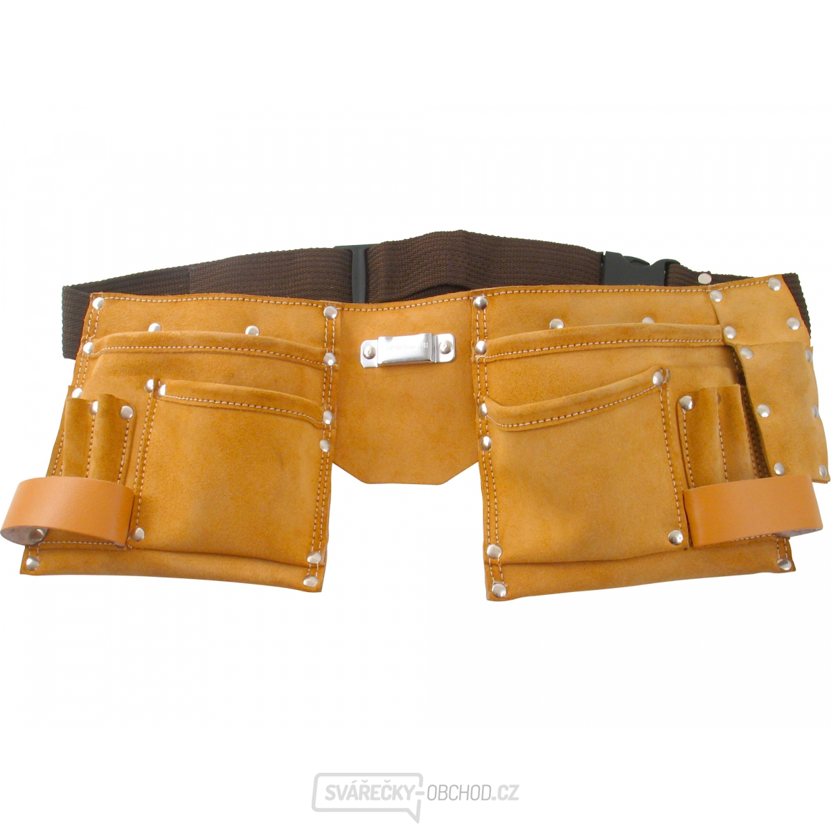 Pás na nářadí kožený, 10 kapes