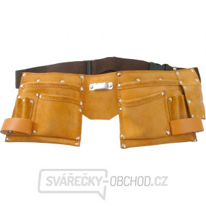 Pás na nářadí kožený, 10 kapes Pás na nářadí kožený, 10 kapes gallery main image