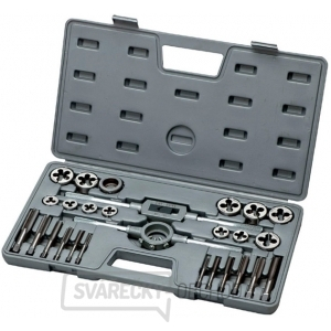 Sada metrických závitníků a závitových oček PT27-1 - 27ks Sada metrických závitníků a závitových oček PT27-1 - 27ks gallery main image