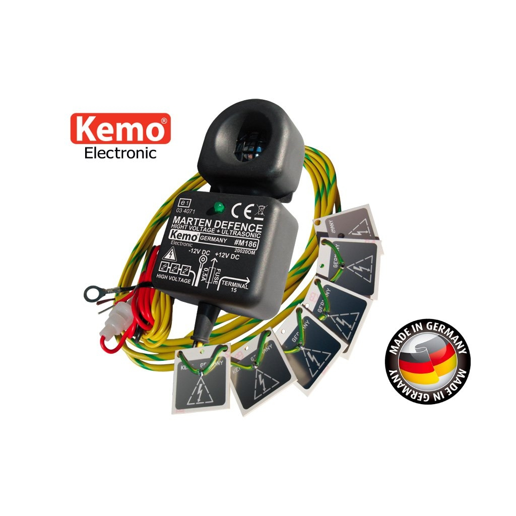 Levně Ultrazvukový odpuzovač kun pro mot.vozidla KEMO M186 66500KEMOM186