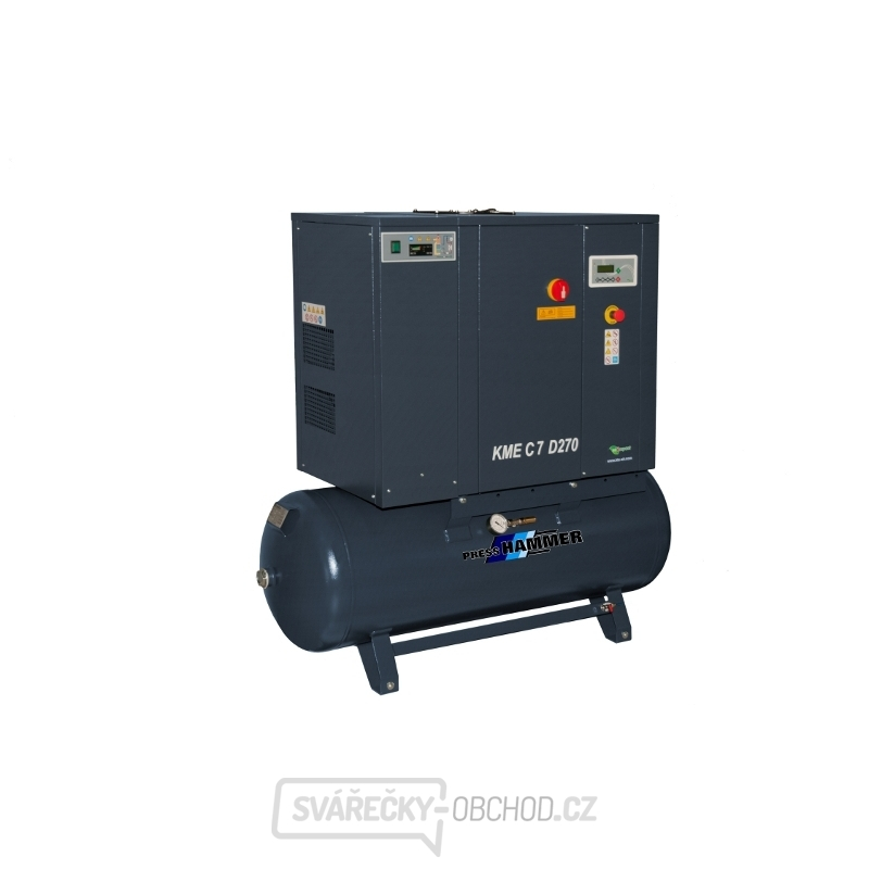 Šroubový kompresor KME C5 - 13bar + vzdušník 270l