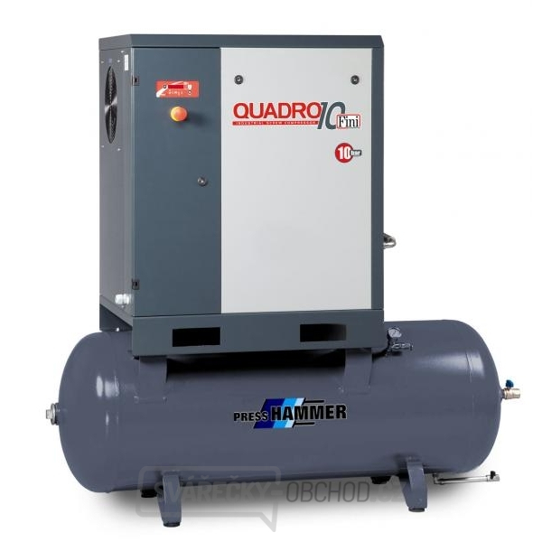Šroubový kompresor bez sušičky QUADRO 1010 -270F + vzdušník