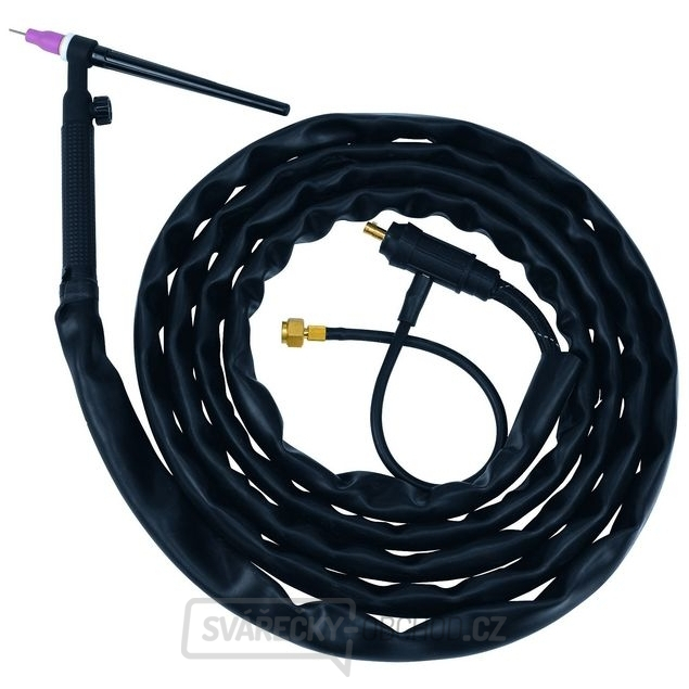 Svářecí hořák TIG 4m 10-25 s ventilkem gallery main image