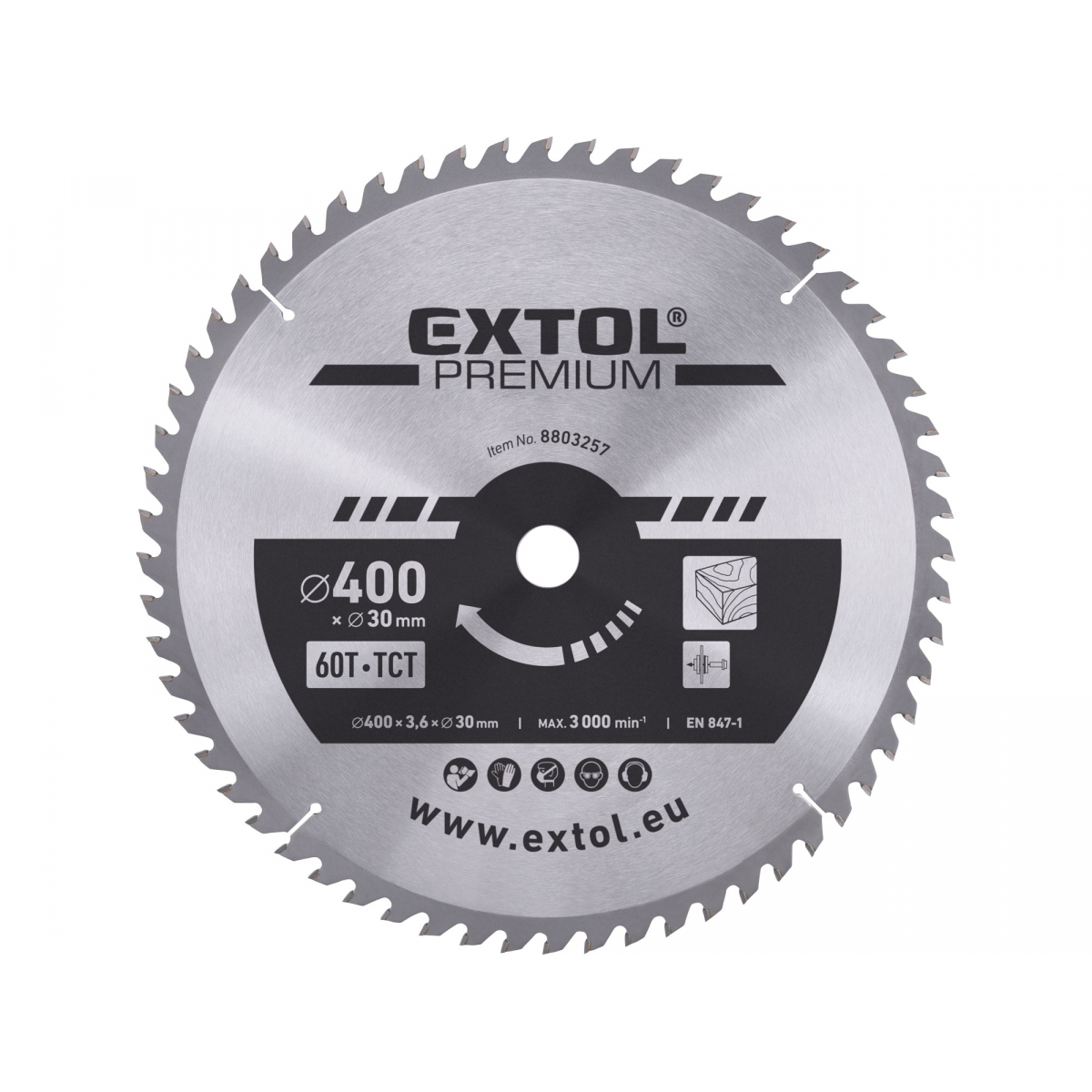 Kotouč pilový s SK plátky 400x2,8x30mm, 60T 8803257