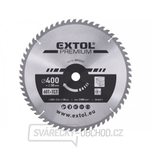Kotouč pilový s SK plátky 400x2,8x30mm, 60T Kotouč pilový s SK plátky 400x2,8x30mm, 60T gallery main image