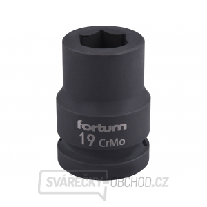 Hlavice nástrčná rázová, 19mm, L 52mm Hlavice nástrčná rázová, 19mm, L 52mm gallery main image