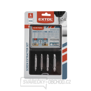 Vytahovák zalomených šroubů - 4ks náhled