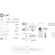 Sada nářadí, růžová, CrV - 39ks Náhled