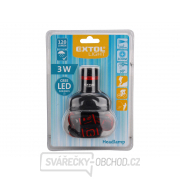 Čelovka 120lm CREE, 3W CREE LED, funkce ZOOM, 3x AAA Náhled