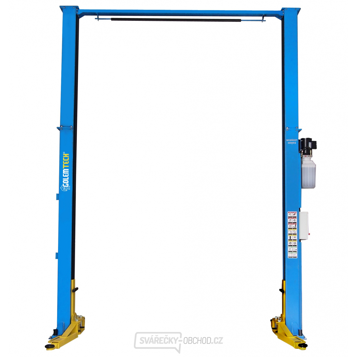 Dvousloupový zvedák Golemtech 4000 kg bezpřejezdový