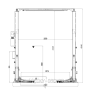Dvousloupový zvedák 4,2 t bezpřejezdový náhled