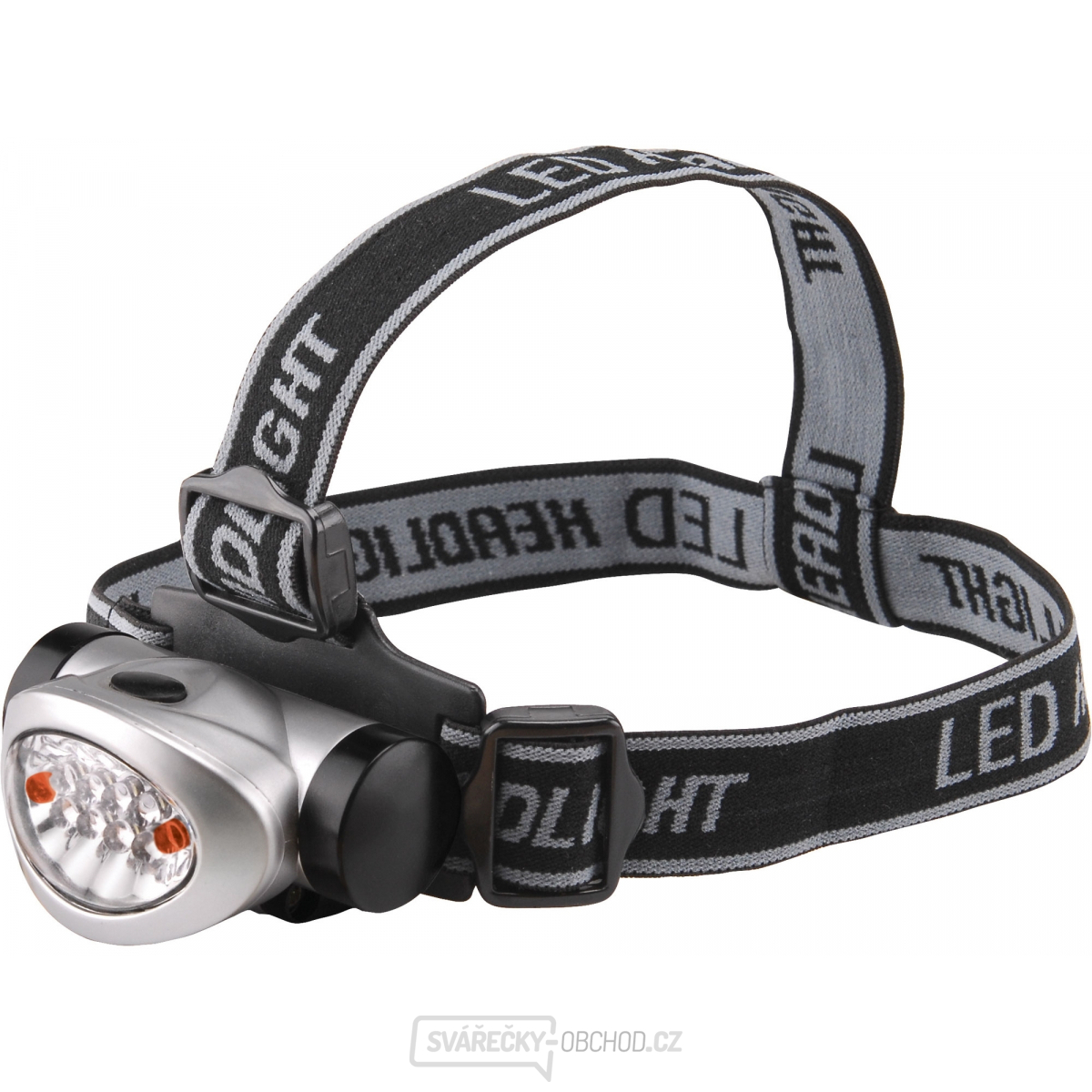 Čelovka 8+ 2 LED diod, 15m, 3xAAA