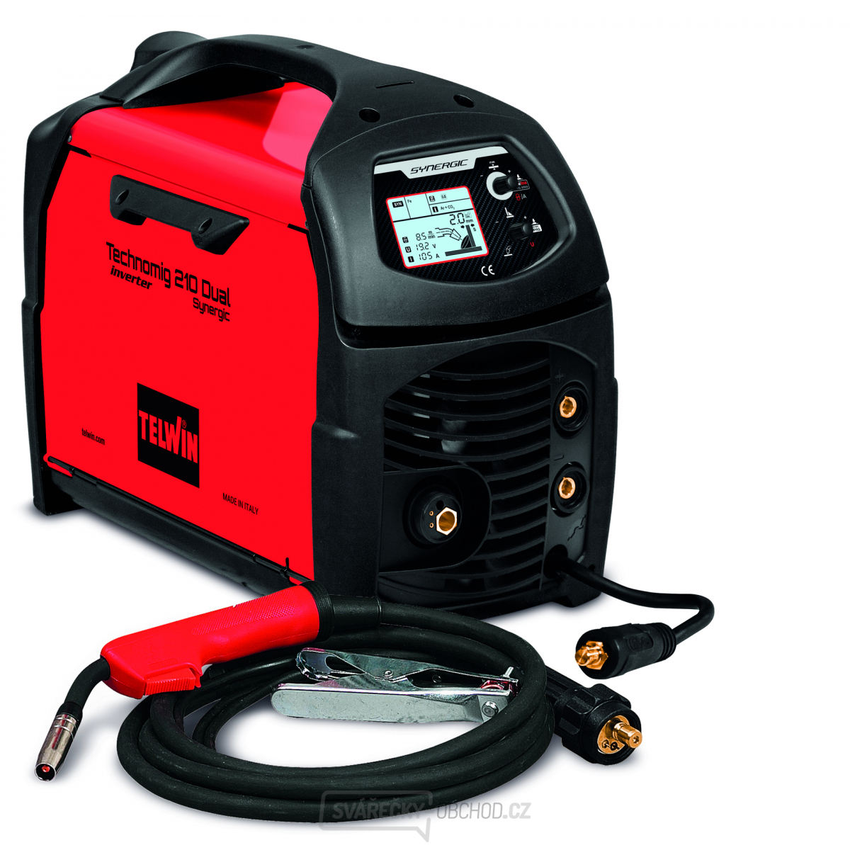 Svářecí invertor CO2 Technomig 210 Dual Synergic Telwin