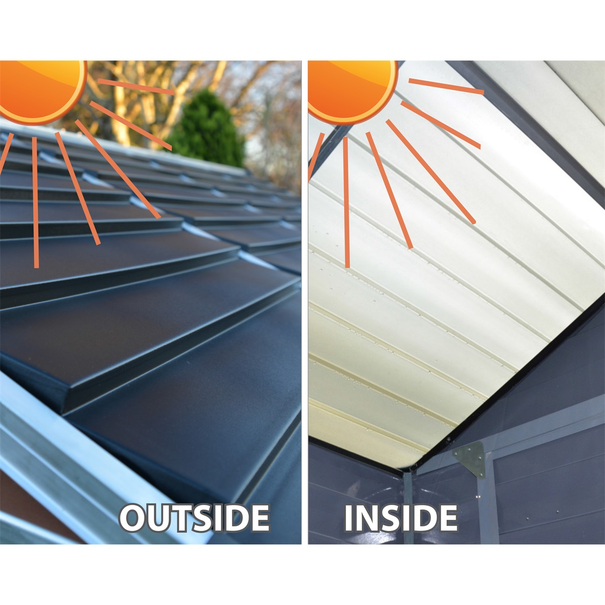 Zahradní domek Skylight 6x8 hnědý Náhled