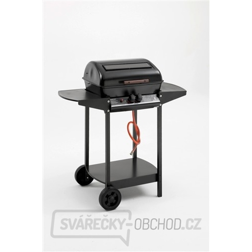 Gril plynový - černý 2 hořáky gallery main image