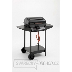 Gril plynový - černý 2 hořáky gallery main image