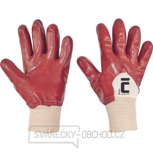 REDPOLL polomáčené rukavice v PVC - vel.10