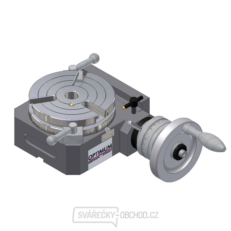 Horizontálně-vertikální kruhový dělicí stůl RT 100