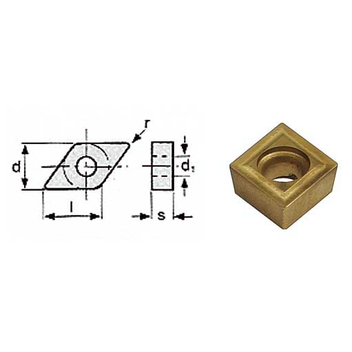 Břitové destičky C/80°, 5 ks 3441164