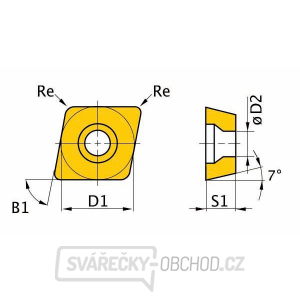 Břitové destičky CCMT09T04, 5 ks