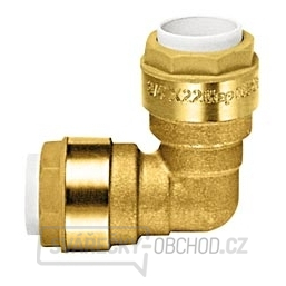 Úhlová zástrčková spojka 90° AD 22 gallery main image