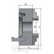 4-čelisťové sklíčidlo s centrickým upínáním ø 160 mm Camlock 4 gallery main image