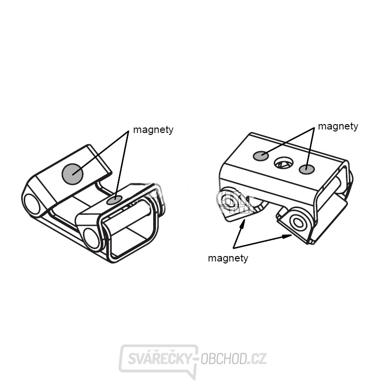 Magnetická podložka V-PAD, M10 / UF, UE, UG