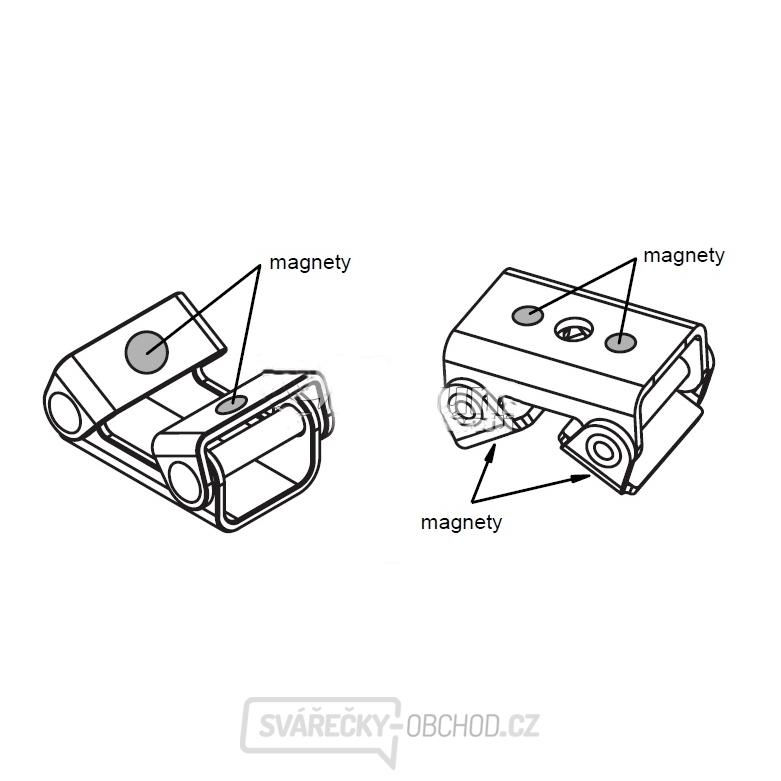 Magnetické podložky V-PAD, M10 / UF, UE, UG