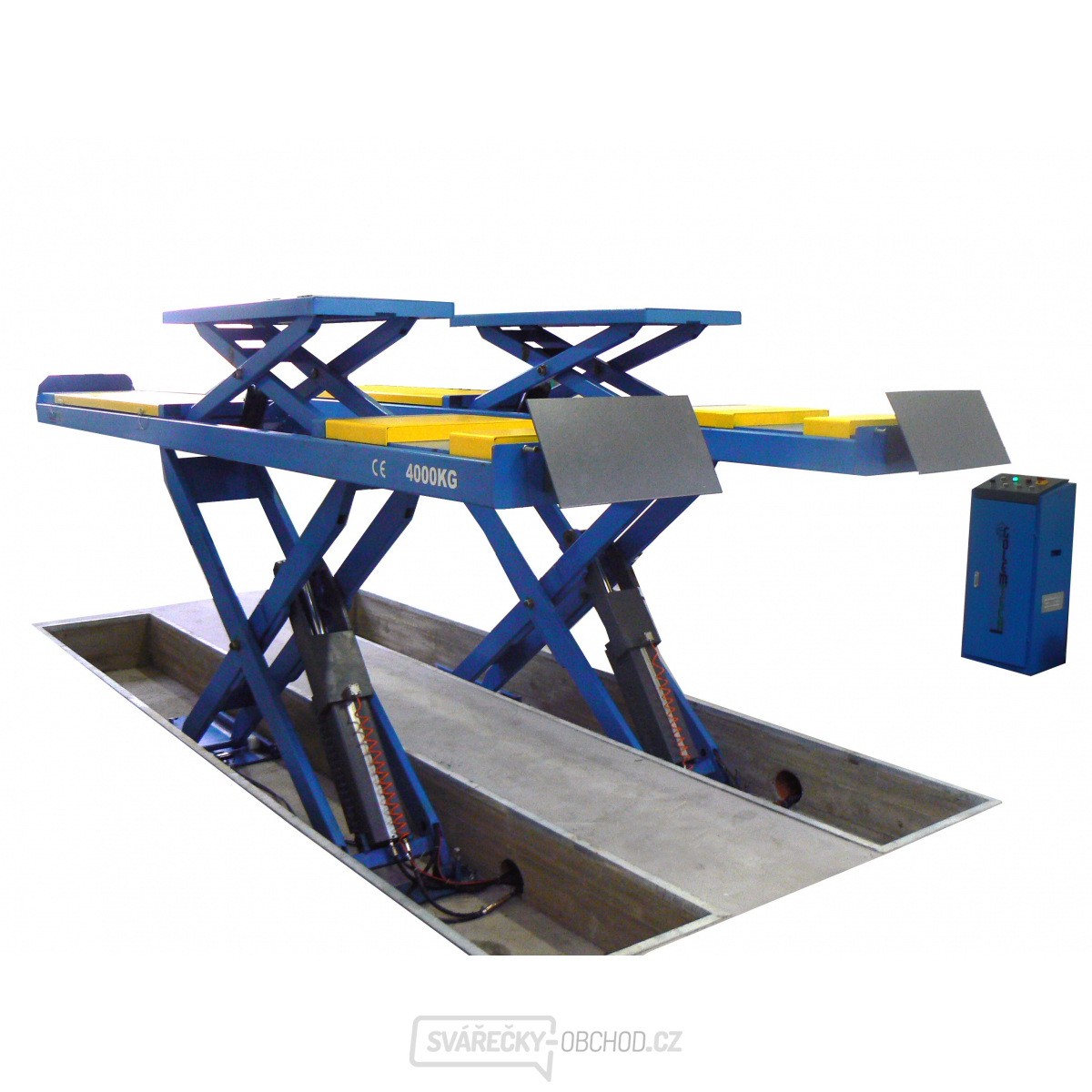 Nůžkový zvedák 3500 kg pro geometrii
